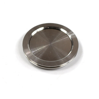 Poignée coulissante ronde en aluminium Acier inoxydable 304 Brosse Polonais Porte en verre Fabricant de fil EDM & Broaching Techniques Cnc