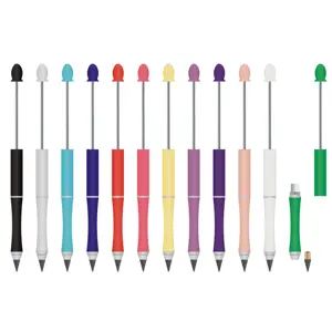 2023 חדש קיימא מתכת Beadable עיפרון DIY נצחי מחיק אינסופי Beadable עפרונות עם מחק