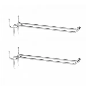Metal Double Prong Hooks For Pegboard Hook For Wholesale Pegboard Hooks