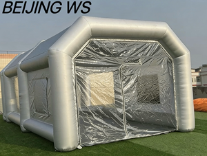 Cabine <span class=keywords><strong>de</strong></span> peinture <span class=keywords><strong>automobile</strong></span> gonflable personnalisable, tente <span class=keywords><strong>de</strong></span> pulvérisation portable robuste, matériau PVC durable, salle <span class=keywords><strong>de</strong></span> peinture mobile pour voitures - Product Image 6