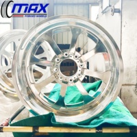 Jantes en alliage d'aluminium forgé polies 6x139.7 8x180 8x165.1 24x12 24X14 26x14 pour Ford F150 F250 F350 Silverado1500 3500