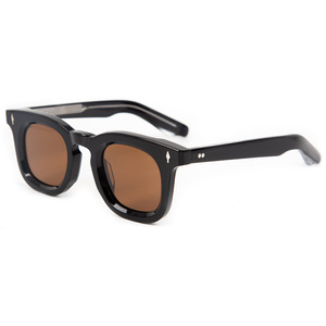 2025 New Design High-End Polarized Sunglasses Custom Logo Popular Classic Square Acetate <strong>Sun</strong> <strong>Glasses</strong> For Men Orange Blue Mirror - Product Image 6