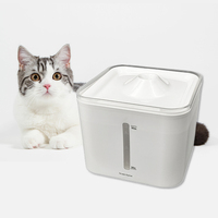Accessoires pour animaux de compagnie personnalisés en gros distributeur d'eau muet chien chat fontaine d'eau avec filtre remplaçable