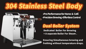 Barista commerciale tubo di rame 58mm 1 testa singolo servire un gruppo piccolo 9 bar E61 macchina per caffè caffè caldaia E61 <span class=keywords><strong>caffettiera</strong></span> - Product Image 6