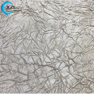 قماش فستان نسائي من الكريب البوليستر 100% |   أقمشة منسوجة مطوية بختم ساخن ورقائق مجعدة للملابس - Product Image 2