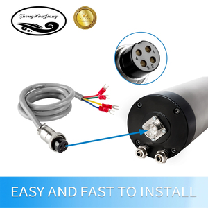 มอเตอร์แกนหมุน Zhong Hua Jiang ความแม่นยำสูง ER11 65 มม. 4 แบริ่ง 800 วัตต์ ระบายความร้อนด้วยน้ำ 110V/220V 1-24000 รอบต่อนาที สำหรับเครื่อง CNC - Product Image 3