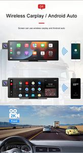 10.26 inch lớn không dây Carplay màn hình cảm ứng <span class=keywords><strong>Android</strong></span> tự động cho xe ô tô 3 máy ảnh 2K + 1080 + 1080 DVR được xây dựng trong <span class=keywords><strong>GPS</strong></span> DSP RGB tính năng - Product Image 4