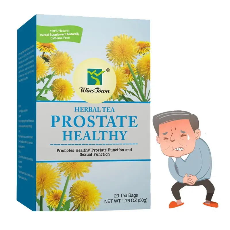 Doğal organik otlar kutu başına 150g erkek prostatit anti-inflamatuar canlılık bitkisel sağlık prostat çay teşvik