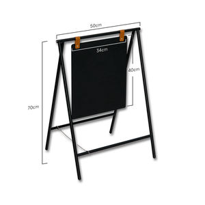 Panneau d'affichage créatif en fer forgé, Tableau d'information d'entrée, Présentoir double face - Product Image 4