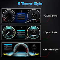 Pantalla Digital para el Tablero W207 W204, Velocímetro, Instrumento Digital, Apple CarPlay Inalámbrico para Mercedes-Benz Clase E C207 A207