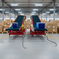 Convoyeur télescopique Goldtec de 40 pieds pour le déchargement de conteneurs, bande transporteuse robuste pour le chargement