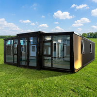 Casa Contenedor Expandible de 20 pies, Kit de Casa Pequeña de 20 pies, Solárium Autónomo, Módulo Plegable Prefabricado para Huéspedes, Villa de Montaje Rápido ISO