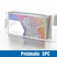 Boîte de rangement transparente en acrylique pour cartes de jeu TCG, distributeur de boosters pour présentoirs