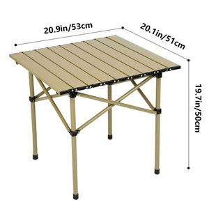 Mesa de Picnic Plegable Portátil de Acero para Exteriores, Muebles de Camping, Marca Oudtoor - Product Image 1