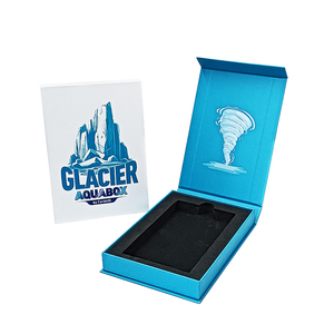 Recyclable Custom Large Magnetic Closed Lid Packaging <b>Box</b> Game Card Storage Card Holder Boxes - Product Image 1