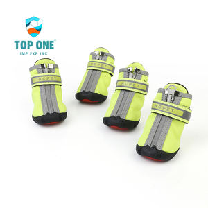 TopOne gros chien bottes de neige chien chaussures imperméables avec rayures réfléchissantes robuste semelle antidérapante chien chaussures imperméables - Product Image 2