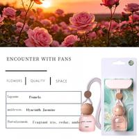 Diffuseur de parfum pour voiture en verre personnalisé avec design suspendu, parfum longue durée, évaporation naturelle, garantie de 3 mois, prix d'usine