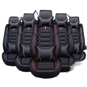 Funda de cuero para asiento de <span class=keywords><strong>Audi</strong></span>, Mercedes, Bmw, Nappa, Sitzbezug, Kit completo, Protector de asiento envuelto, compatible con Toyota, <span class=keywords><strong>2022</strong></span> - Product Image 1