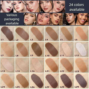 Cobertura completa Bases Corrector impecable Base Corrector mate Base hidratante de larga duración Crema de cubierta líquida - Product Image 5