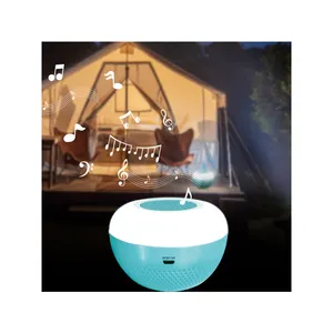 Factory Wholesale Touch Color-changing Bluetooth Music Rechargeable Solar Camping Light