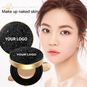 Customized Air Cushion BB Cream Foundation Concealer Beauty Brightening Naturally Moisturizes 2 in 1 <strong>Compact</strong> Foundation <strong>Makeup</strong> - Product Image 4