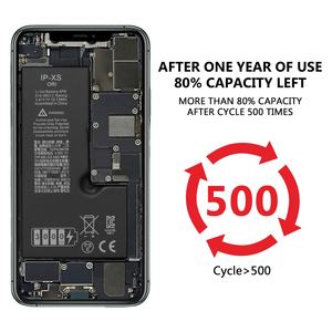 Naisi อะไหล่<span class=keywords><strong>แบ</strong></span><span class=keywords><strong>ต</strong></span>เตอรี่ลิเธียมสำหรับ <span class=keywords><strong>iPhone</strong></span> 4 <span class=keywords><strong>5</strong></span> 6 7 8 9 11 12 13 14 15 XS ความจุสูง - Product Image 5