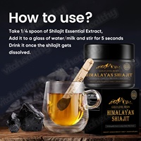 Résine de Shilajit purifiée Vitahealthy avec complexe minéral naturel en format pratique de 50 g pour une utilisation quotidienne du bien-être Résine de Shilajit