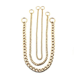 उच्च गुणवत्ता धातु पालतू गोल्ड फ्लैट चेन कॉलर कुत्ते गला घोंटना श्रृंखला कॉलर के लिए सोने के रंग - Product Image 5