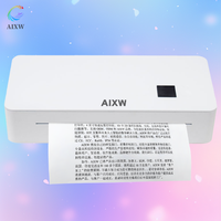 AIXW 2026 Printer Stencil Termal Portabel A4 Tanpa Tinta, Kompatibel dengan Smartphone untuk Toko Tato