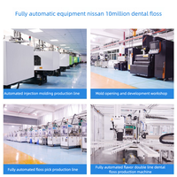 Ensemble de 10 fil dentaire à la menthe personnalisables, réutilisables, avec étui hygiénique en nylon et cire de Candelilla pour les dents, prix usine