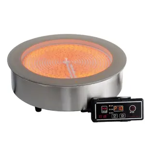High-power 220V 3000W commercial embedded hot pot wire-controlled electric ceramic stove
