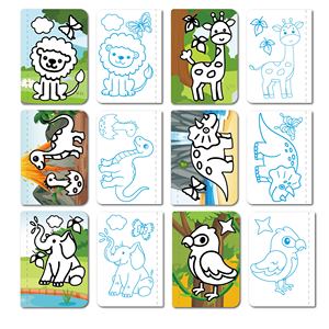 สติกเกอร์ฟอยล์ลายการ์ตูนสัตว์ DIY สุดฮิต สำหรับงานประดิษฐ์สร้างสรรค์ สนุกสนานแบบอินเทอร์แอคทีฟ สำหรับเด็ก ชุดอุปกรณ์งานฝีมือ ของขวัญ กระดาษแข็ง - Product Image 3