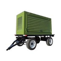 Groupe électrogène diesel industriel mobile de type remorque 320KW/350KW 400KVA pour moteur KTA19-G2, démarrage électrique, CE ISO 50Hz ATS