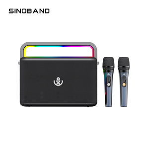 Xdobo Nuts Machine de karaoké portable 120W avec LED RVB TWS Haut-parleur de système de sonorisation sans fil pour adulte avec 2 microphones - Product Image 1