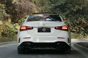 Bodykit W177 per <span class=keywords><strong>Mercedes</strong></span> W177 <span class=keywords><strong>Classe</strong></span> <span class=keywords><strong>A</strong></span> A180 A200 A220 A35 AMG Facelift A45 AMG <span class=keywords><strong>Paraurti</strong></span> Anteriore Minigonna Laterale <span class=keywords><strong>Paraurti</strong></span> Posteriore A45s AMG - Product Image 6