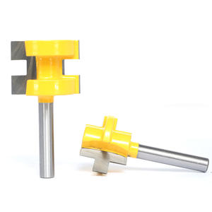 Jeu de mèches de toupie à <span class=keywords><strong>rainure</strong></span> et <span class=keywords><strong>languette</strong></span> 1/4 "X 1/4"-tige 1/4 "-pour le jointoiement de colle à bois - Product Image 5