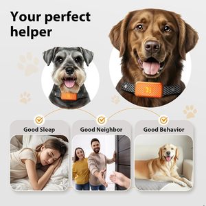<span class=keywords><strong>Collier</strong></span> <span class=keywords><strong>anti</strong></span>-<span class=keywords><strong>aboiement</strong></span> rechargeable et étanche pour <span class=keywords><strong>chien</strong></span>, personnalisé en usine, pour l'arrêt des aboiements et le dressage, adapté aux chiens de grande, moyenne et petite taille - Product Image 4