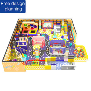 Patio de recreo interior comercial para niños Equipo de recreo interior <span class=keywords><strong>casero</strong></span> con <span class=keywords><strong>PISCINA</strong></span> DE BOLAS deslizante - Product Image 1