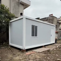 Conteneur pliable isolé de 20 pieds à vendre – Idéal pour dortoir, bureau préfabriqué, atelier, chambre à coucher – Installation rapide