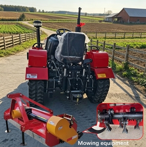 Tracteur chenillé télécommandé multifonctionnel - Chargeur <span class=keywords><strong>robot</strong></span> diesel 50 CV avec accessoires de motoculteur, lame de bulldozer et tondeuse - Product Image 3