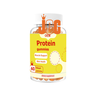 Complément de protéines de lactosérum personnalisé, gommes protéinées non-OGM pour la remise en forme, gommes de créatine monohydrate 5000 mg pour hommes