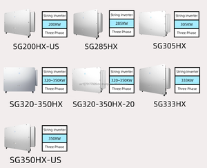 Onduleur triphasé IP66 pour système solaire commercial, pour on-grid SG320/350HX 320/350KW, fabriqué en Chine - Product Image 5