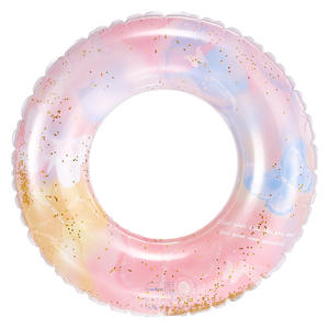 Bouée gonflable papillon rose taille adulte en PVC épaissi pour piscine et parc aquatique - Product Image 5