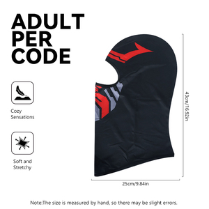 Fabulosa pasamontañas con estampado Be Xtreme Samurai Mecha, transpirable, con protección UV, máscara facial completa <span class=keywords><strong>para</strong></span> motociclistas - Product Image 2