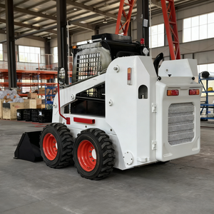 Erdbewegungsmaschine Rad-Hydraulik-Schiebe-Lenkungslader Traglast 1,2T Kleiner Schiebelader EPA Euro 5 Baggerlader - Product Image 4