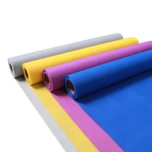 Colorful PP non woven restaurant table cloth spun bonded material table mats and cloth