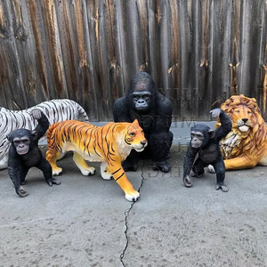 Decoración para Fiesta de Boda con Temática de Animales de Safari <span class=keywords><strong>2022</strong></span>, Accesorios de Animales Realistas, Estatua de Resina para Estudio Fotográfico de Bodas - Product Image 2