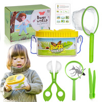 Kit d'observation des insectes pour l'extérieur, ensemble d'exploration de la nature, jouet éducatif STEM, science des insectes pour enfants, cadeau de rentrée scolaire, en plastique