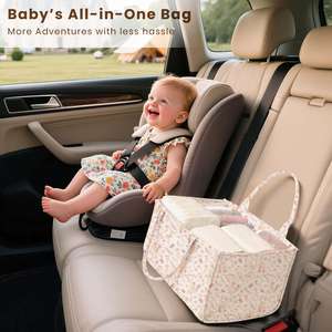 Grande cestino portabagagli porta portaricai porta borsa Tote Organizer per pannolini per mamma - Product Image 4