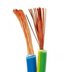 Stranded bare copper wire h07v k 1.5 mm2 pvc insulated copper core electric wire line cable